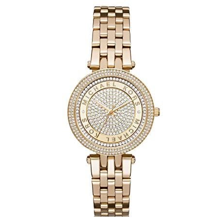 Michael Kors Ladies Mini Darci Gold Watch - MK3445